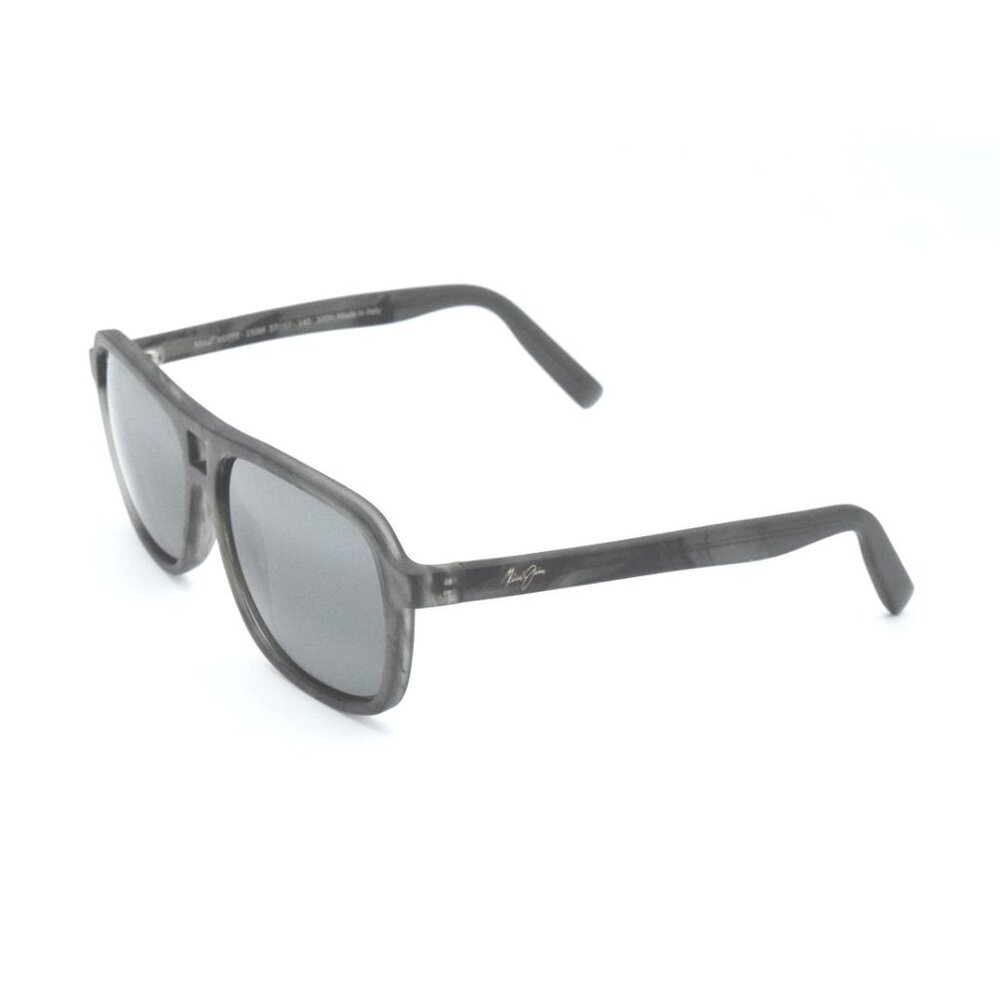 Maui Jim Little Maks 771-15SM Pilot Glasses - Matte Green Smoke/Neutral Grey